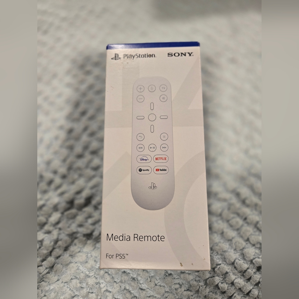 Sony Playstation PS5 Media Remote - White (Brand New in Box)
